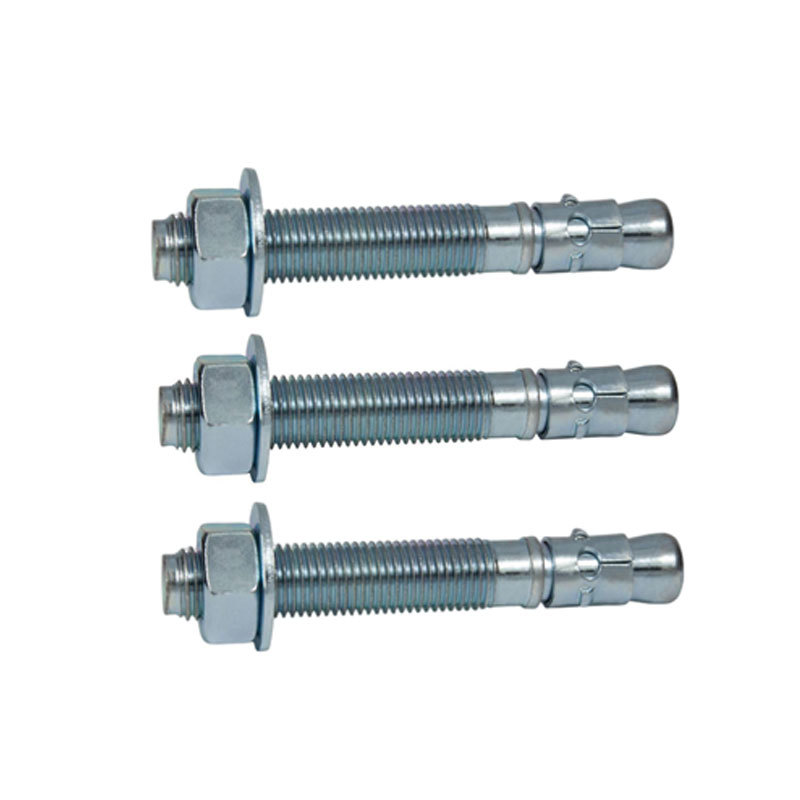 White Blue Zinc Plated Wedge Anchor Bolts suppliers